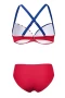 American Flag  Fine Line Underwire Bikini Top & Gingham Pattern Cheeky Bottom