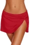 Women's Red Knot Sarong Skirted Swimsuit Bottoms/Skirtini