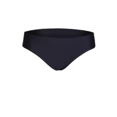 Women's Solid Black Full Back Coverage Swimming Panty