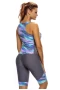 Women's Sleeveless Top and Cropped Pants Two Piece High Coverage Unitard Swimsuit